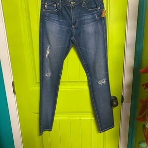 AG Adriano Goldschmied Dark Blue Skinny Jeans